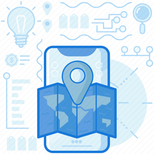 Destination, location, map, marker, phone, pointer, smartphone icon - Download on Iconfinder