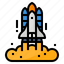 launch, ship, space, startup