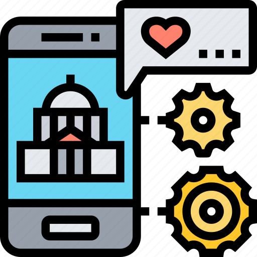 Government, digital, service, smartphone, setting icon - Download on Iconfinder