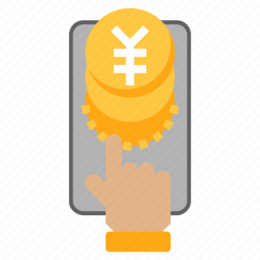 Yuan, mobile, banking, payment, pay, digital, money icon - Download on Iconfinder