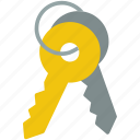 access, door, keychain, keys, real, estate, securityiconiconsdesignvector
