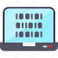 binary, code, coding, computer, monitor, programmingiconiconsdesignvector 