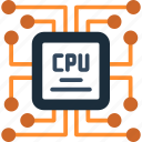cpu, chip, chipset, digital, electronic, microchipiconiconsdesignvector
