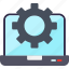 laptop, settings, configuration, preferences, setting, toolsiconiconsdesignvector 