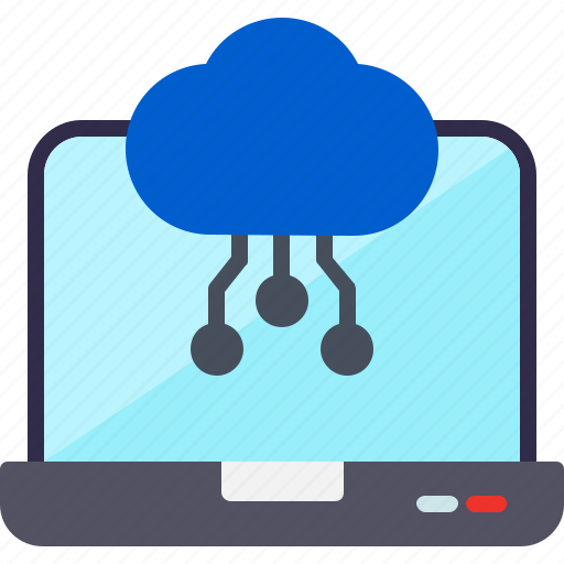 Cloud, sync, laptop, digitalization, technology, electronics, computingiconiconsdesignvector icon - Download on Iconfinder