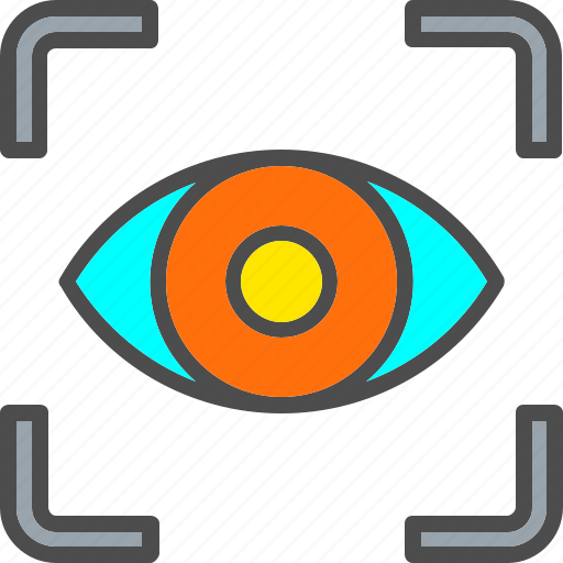 Eye, retina, scanner, scanningiconiconsdesignvector icon - Download on Iconfinder