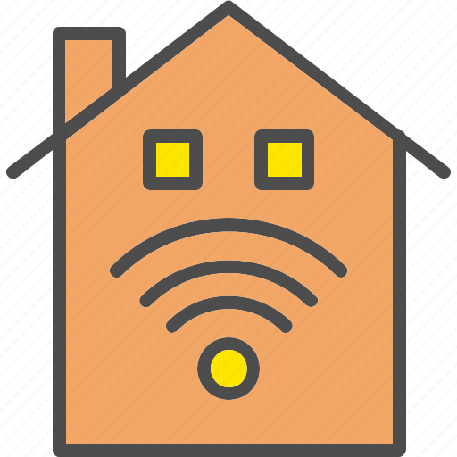 Iot, smart, home, internet, of, thingsiconiconsdesignvector icon - Download on Iconfinder