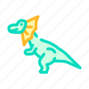 dilophosaurus, dinosaur, animal, character, jurassic, cute