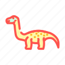 diplodocus, dinosaur, animal, character, jurassic, cute