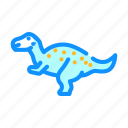 iguanodon, dinosaur, animal, character, jurassic, cute