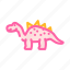 stegosaurus, dinosaur, animal, character, jurassic, cute 