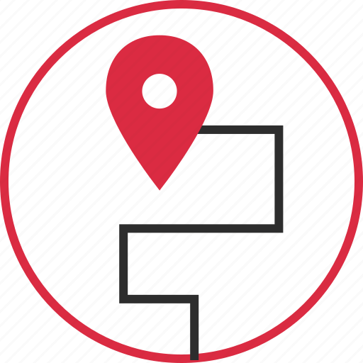 Direction, google, locaiton, map, pin icon - Download on Iconfinder
