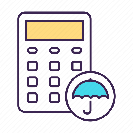 Insurance, calculator, protection, healthcare icon - Download on Iconfinder