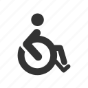disable, disabled, handicap, person, priority seating, wheelchair, priority seat
