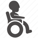 disabled, health, human, man, old, people, wheelchair