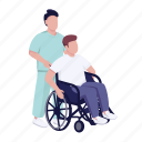 disabled, man, wheelchair, wheel chair, handicapped