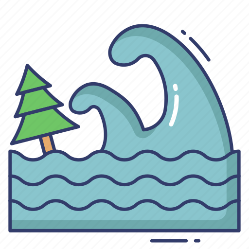 Water, level, flood, disaster, sea icon - Download on Iconfinder