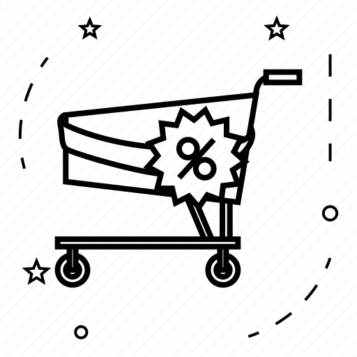 Cart, discount, percent, sale, shopping icon - Download on Iconfinder