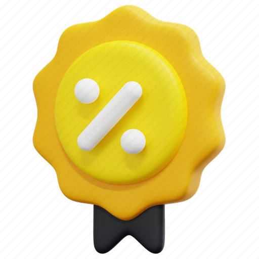 Discount, badge, sale, offer, label, percentage, shopping icon - Download on Iconfinder