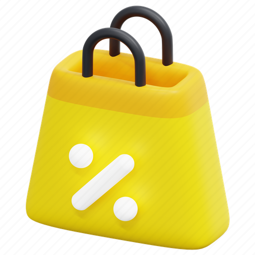 Shopping, bag, discount, offer, percentage, sale, commerce icon - Download on Iconfinder