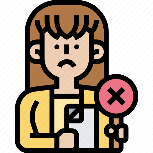 Disagree, dislike, negative, feedback, review icon - Download on Iconfinder