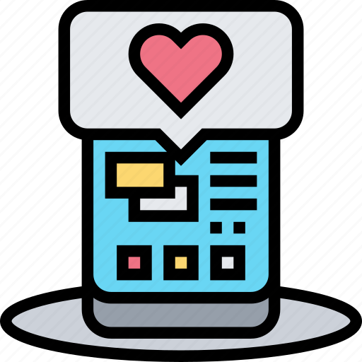 Love, like, support, comment, mobile icon - Download on Iconfinder