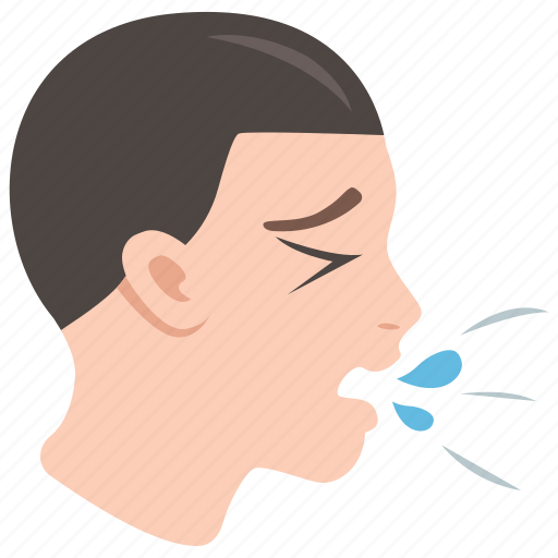 Cough, coughing, infectious, sick, spreading, symptom icon - Download on Iconfinder