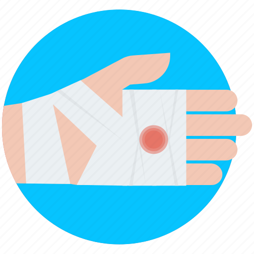 Bandage, disease, hand injury icon - Download on Iconfinder