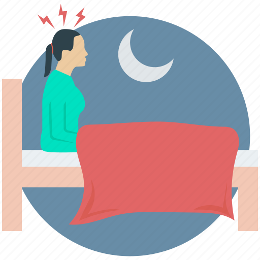 Anxiety, depression, disease, insomnia, tension icon - Download on Iconfinder