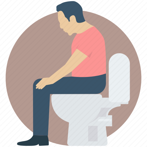 Bathroom, constipation, diarrhea, disease, intestinal, toilet icon - Download on Iconfinder