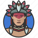 avatar, avatars, brazilian, chief, indian, man, tribal 