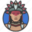 avatar, avatars, brazilian, chief, indian, man, tribal 