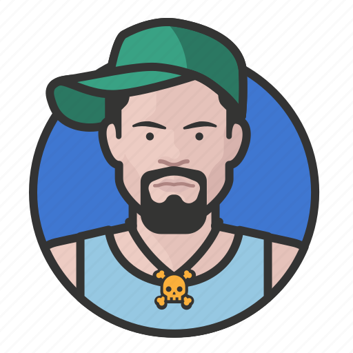 Avatar, avatars, baseball cap, hat, hiphop, man icon - Download on Iconfinder