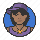 african, avatar, avatars, baseball cap, hat, hiphop, woman