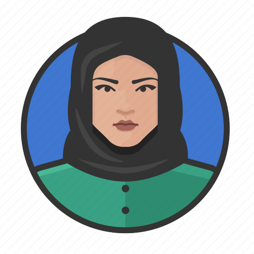Arab, avatar, avatars, hijab, muslim, woman icon - Download on Iconfinder