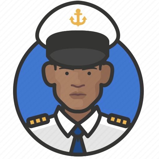 African, avatar, avatars, man, military, navy, uniform icon - Download on Iconfinder