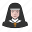 avatar, avatars, catholic, nun, religion, sister 