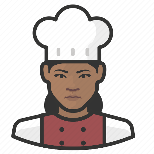 African, avatar, avatars, chef, food, kitchen, woman icon - Download on Iconfinder