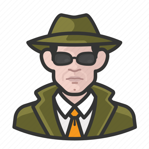Avatar, avatars, detective, man, private eye icon - Download on Iconfinder