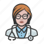 avatar, avatars, doctor, healthcare, physician, surgeon, woman 