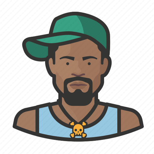 African, avatar, avatars, baseball cap, hat, hiphop, man icon - Download on Iconfinder
