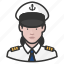 avatar, avatars, female, miltary, navy, uniform, woman 
