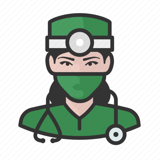 Avatar, avatars, doctor, healthcare, physician, surgeon, woman icon - Download on Iconfinder