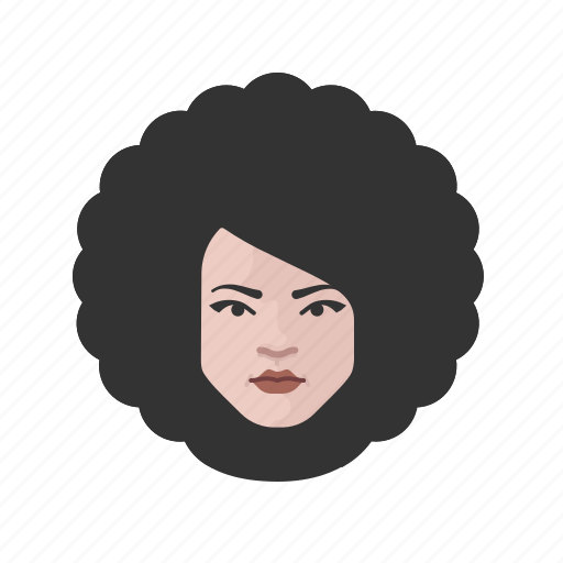 Afro, avatar, avatars, disco, woman icon - Download on Iconfinder