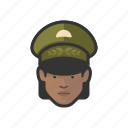 african, avatar, avatars, general, military, uniform, woman