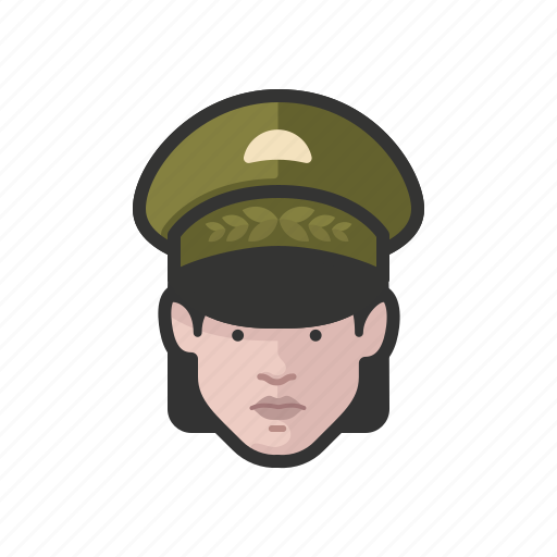 Avatar, avatars, general, military, uniform, woman icon - Download on Iconfinder