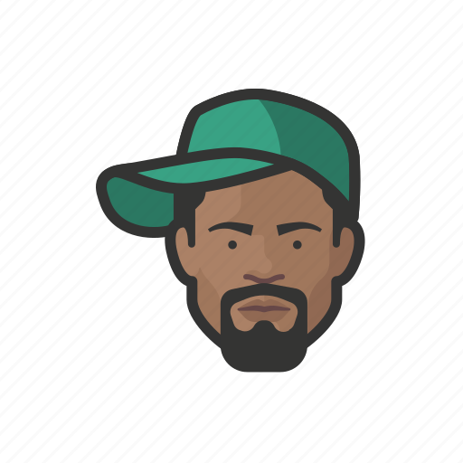 African, avatar, avatars, baseball cap, hat, hiphop, man icon - Download on Iconfinder
