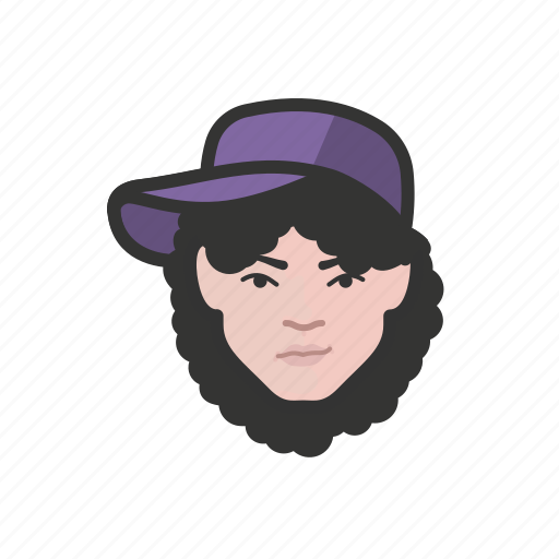 Avatar, avatars, baseball cap, hat, hiphop, woman icon - Download on Iconfinder