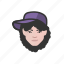 avatar, avatars, baseball cap, hat, hiphop, woman 