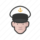 avatar, avatars, man, military, navy, uniform